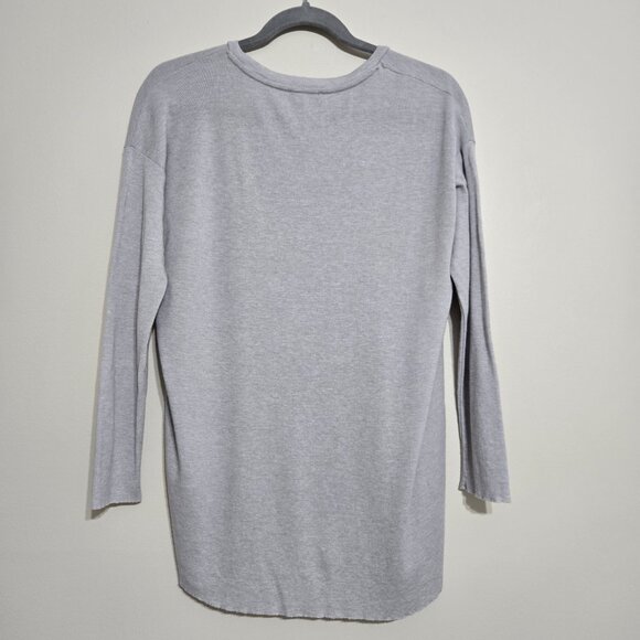 COS Oversized Gray Wool Blend T-shirt Size M - Picture 7 of 9